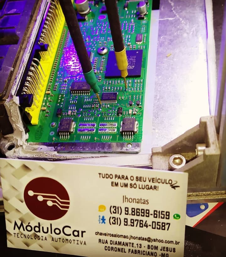 Reparo em circuito de módulo