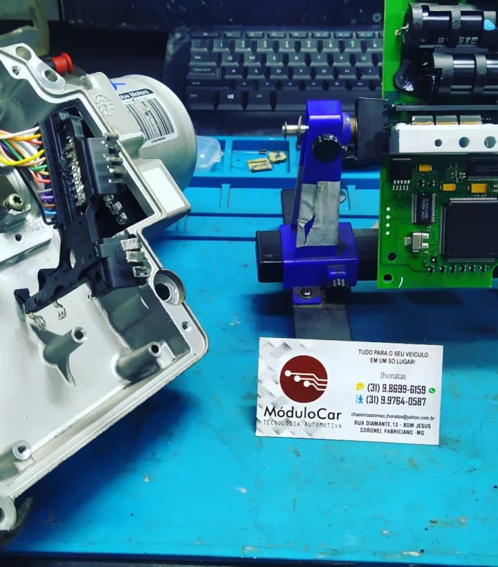 Reparo em circuito de direção elétrica